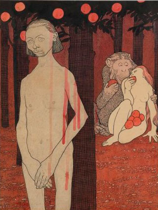 Olaf Gulbransson "Vorschlag zur Güte"