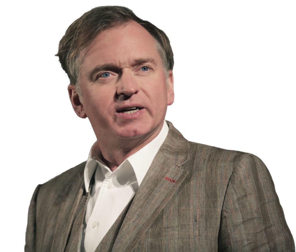 Kabarettist Christian Springer auf der Bühne
