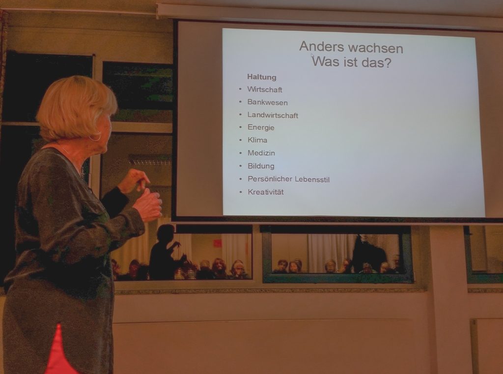 Was heißt Anders wachsen? - Monika Ziegler im Vortrag