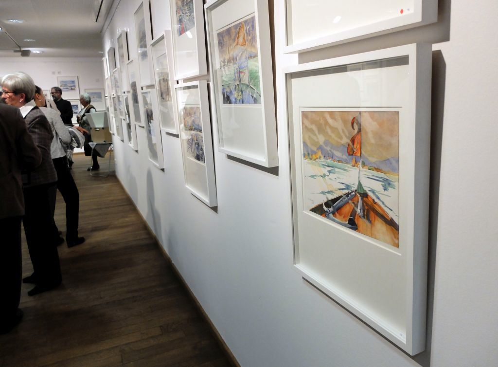 Blick in die Ausstellung von Klaus Altmann