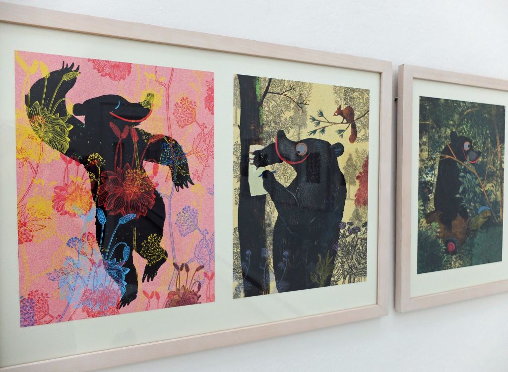 Städtische Galerie Rosenheim - „SELBÄR – die Kunst der Selbst(er)findung“ Illustration Wolf Erlbruch, „Der Bär, der nicht das war“