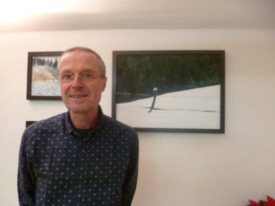 Dierk Schwender mit seinem Lieblingsmotiv.