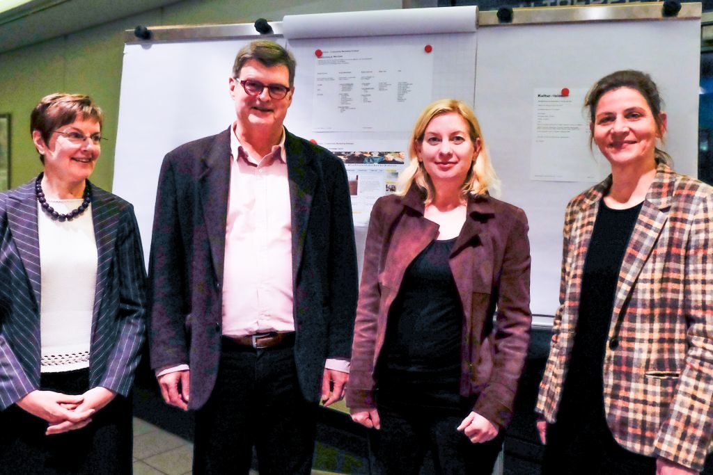 Der neue Vorstand Kulturvision Rebecca Köhl, Rolf Brandthaus, Ines wagner, Katja Klee (v.l.).