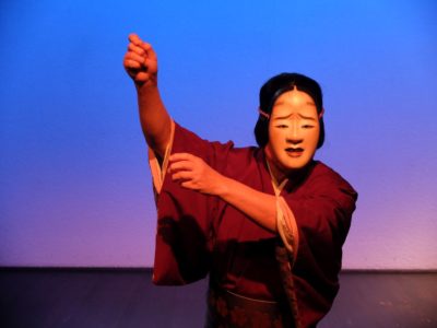 Nô-Meister Akira Matsui: „Rockaby“ von Samuel Beckett.