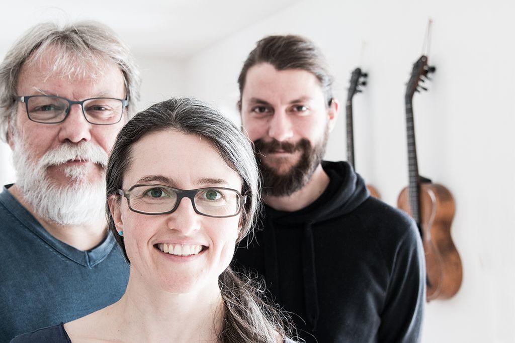 Gitarrentrio "Verzupft": René Senn, Doris Leibold, Thomas Kohl (v.l.)