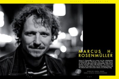Mathias Leidgeschwender: Fotostrecke Marcus H. Rosenmüller