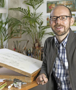 Kinderbuchautor und Illustrator Alexander Steffensmeier, Foto: Frischmuth/Packwitz