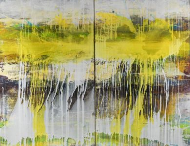 Jürgen Welker: o.T., Acryl, 220 x 170. Foto: Bildpark Gallery