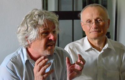 Heini Staudinger und Josef Baum (v.l.). Foto: Petra Kurbjuhn