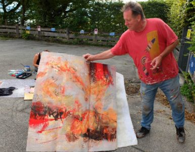 Georg Brandner - Collagenbuch auf handgeschöpftem Büttenpapier