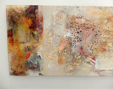 Georg Brandner: Collage mit Epoxidharz – entstanden aus der Transparenz der Glasstöcke