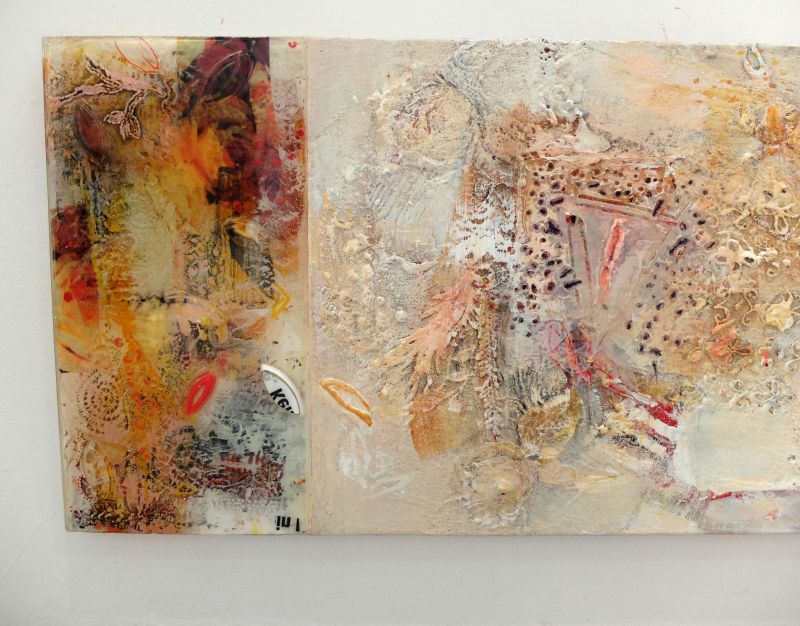 Georg Brandner: Collage mit Epoxidharz – entstanden aus der Transparenz der Glasstöcke