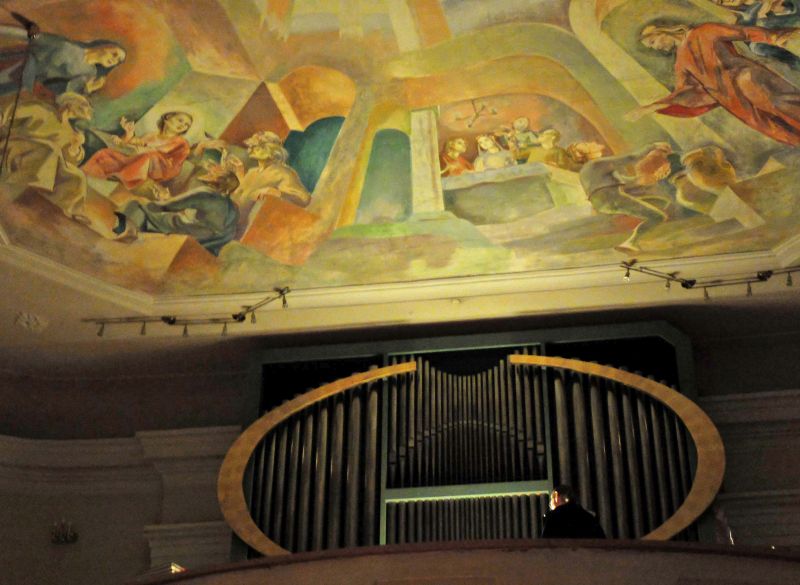 Die Orgel von Walter Vonbank in der Pfarrkirche zu Langegg/NÖ - Organist Emanuel Schmelzer-Ziringer