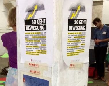 Plakat von FuturZWEI beim Workshop