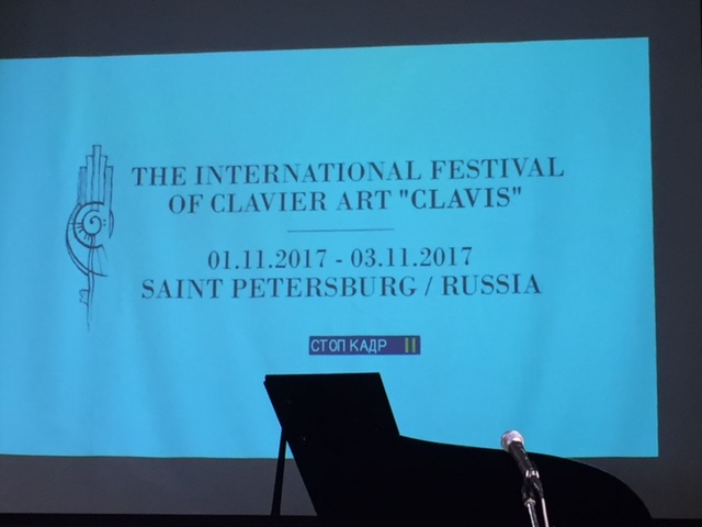 Klavierfestival Clavis in St. Petersburg - Eröffnung