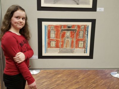 Katrin Weidner malte die „Frauenschule“.