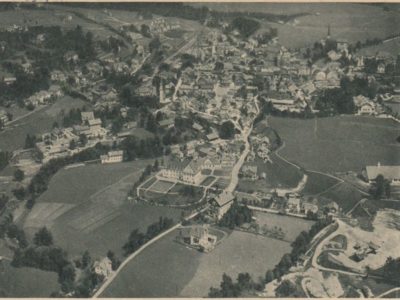 Historische Luftaufnahme von Miesbach