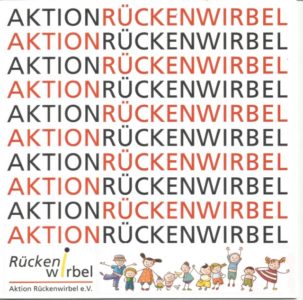 Broschüre Aktion Rückenwirbel e.V. für Prävention in den Schulen.