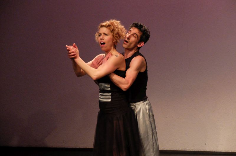 Ana Vrbaški und Marko Dinjaški alias Alice in WonderBand - Bodypercussion
