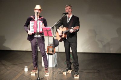 Bertram Wolter und Andreas Schantz (v.l.) alias Esel:com