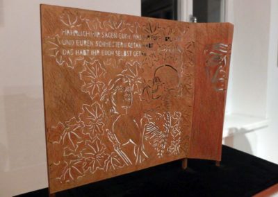 „Der Totentanz“ - Model einer von 10 Tafeln.