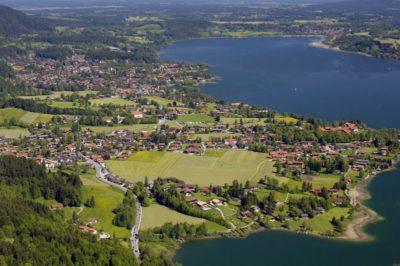 Blick von Bad Wiessee nach Gmund