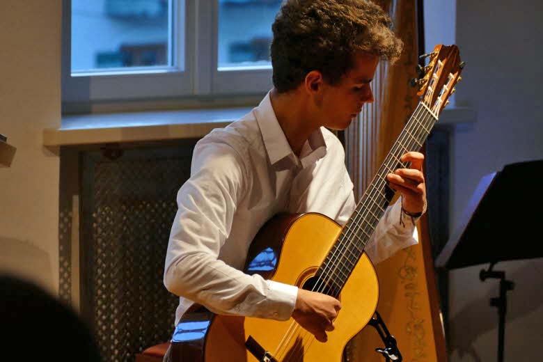 Benjamin Wittmann bei Jugend musiziert Preisträgerkonzert