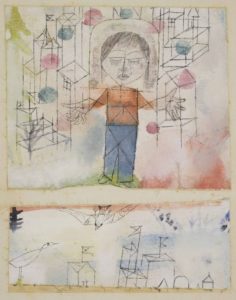 Paul Klee Ausstellung Pinakotheken: Paul_KLee_1918_Auserwahlter Knabe_NY Privatbesitz