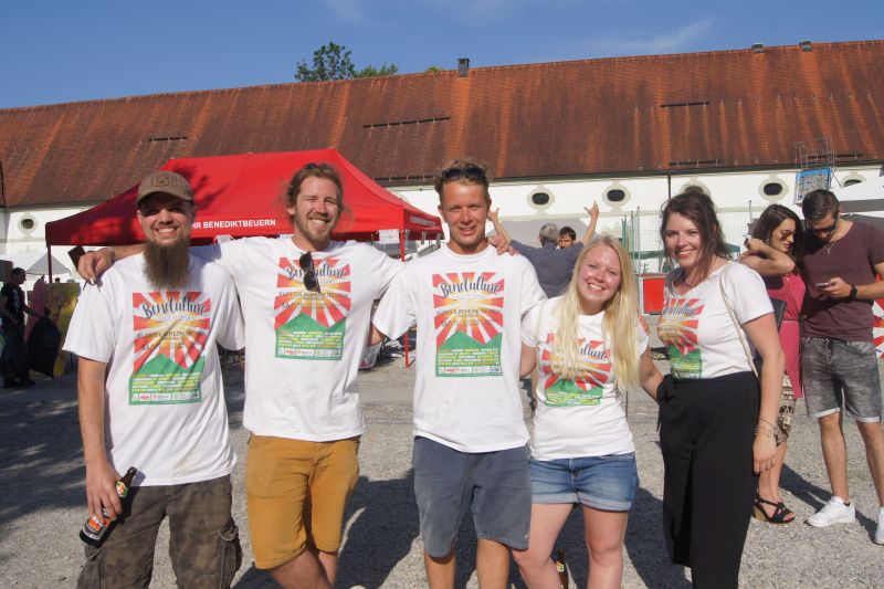 Die Organisatoren Vitus Lindner, Sebastian Obermaier, Jonas Huser, Felicia Grewe und Veronika Schiller Kloster Benedektbeuren