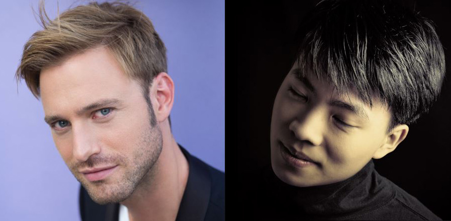 Bariton Benjamin Appl und Pianist Kit Armstrong beim 29. Internationale Musikfest Kreuth