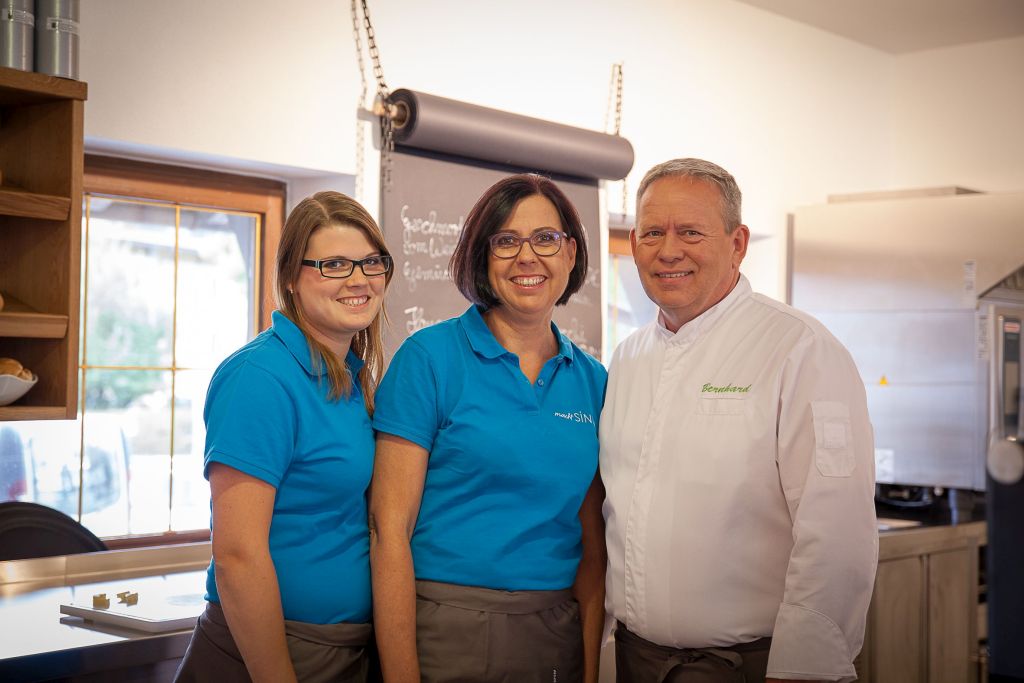 Genussregion Tegernsee - Das Team: Corinna Brenner, Andrea Brenner und Bernhard Wolf.