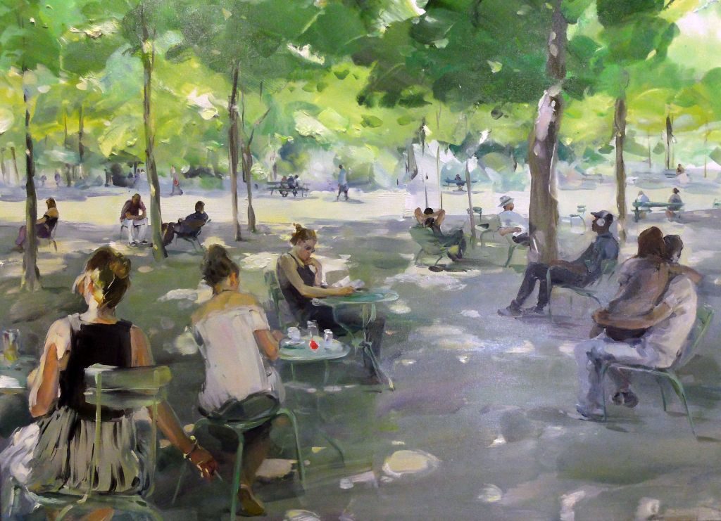 Ekaterina Zacharowa: "Jardin du Luxembourg - Hommage an Max- Liebermann"