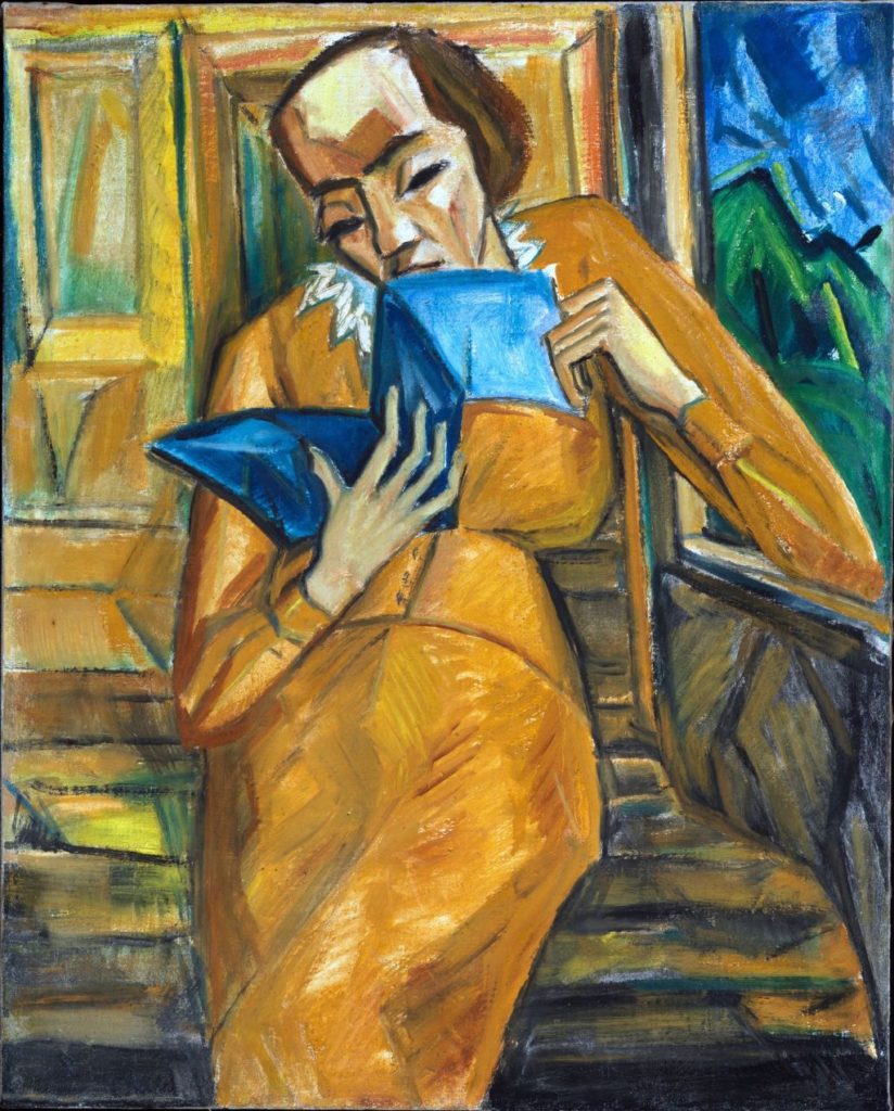 Erich Heckel - Lesendes Mädchen, 1913 Kunstmuseum Bonn Foto: Kunstmuseum Bonn, Reni Hansen