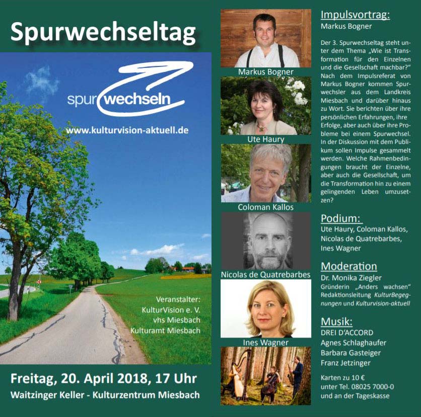 Flyer des 3. Spurwechsel Tages