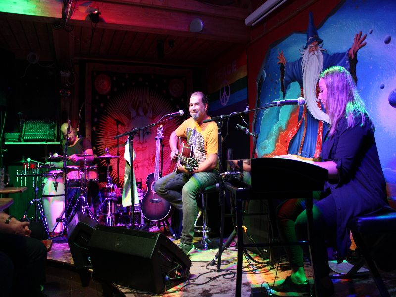 Michi Leitinger, Alfons Hasenknopf und Steffi Rösch unplugged