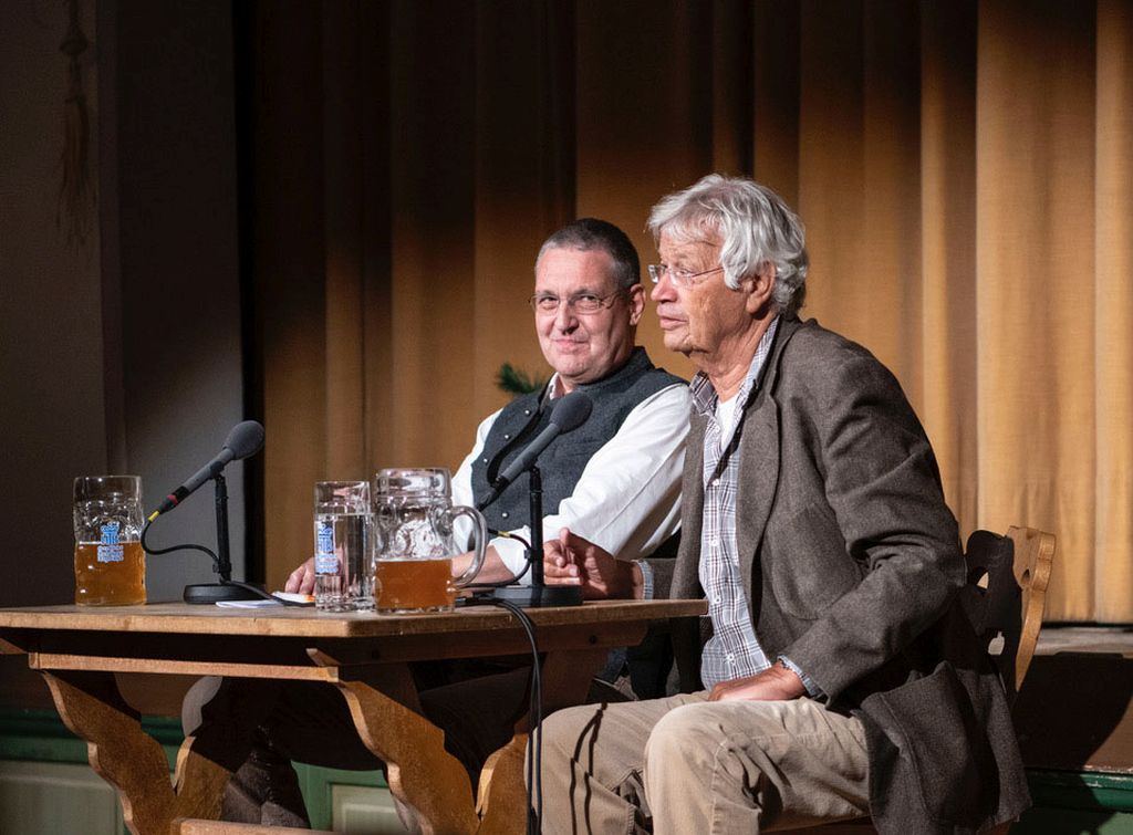 Kulturherbst in Schliersee - Markus Ederer, EU Botschafter in Moskau und Kabarettist Gerhard Polt beim Schlierseer Gespräch