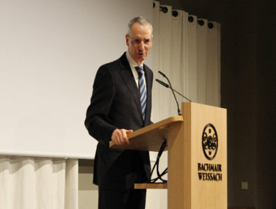 Geschichte und Gegenwart des Abendlandes - spannender Vortrag von Prof. Dr. Michael Wolffsohn beim Korbinians Kolleg im Bachmair Weißach