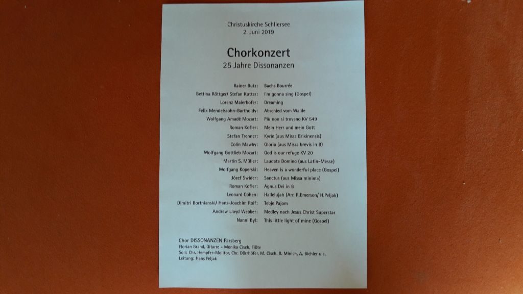 Chor Dissonanzen