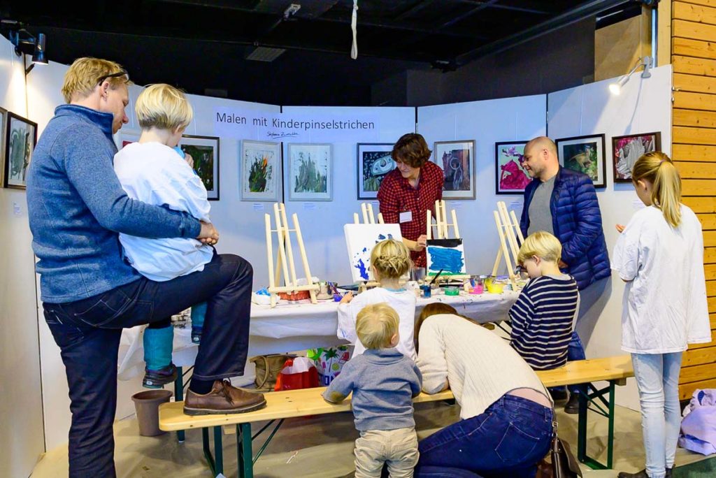 Kinderworkshop zur Ausstellung in Irschenberg