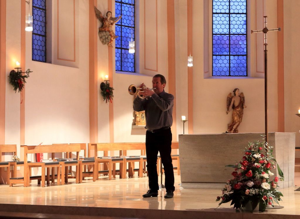 Orgel und Trompete