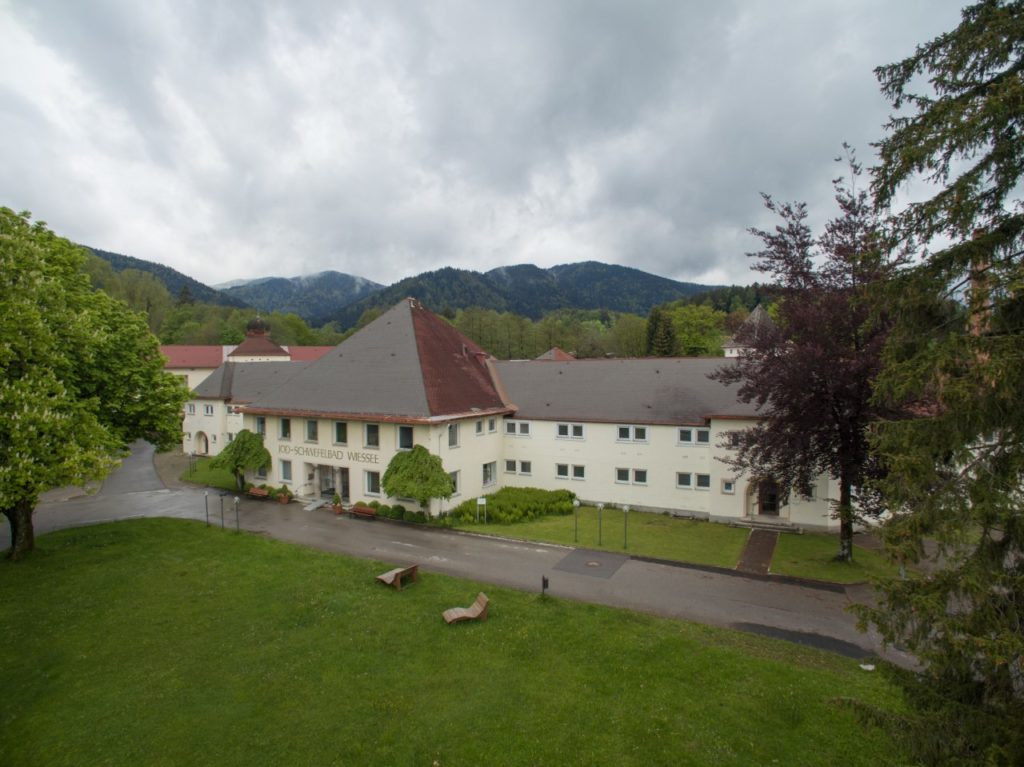 Das Jod-Schwefelbad aus dem Jahr 1922 kurz vor seinem Abriss