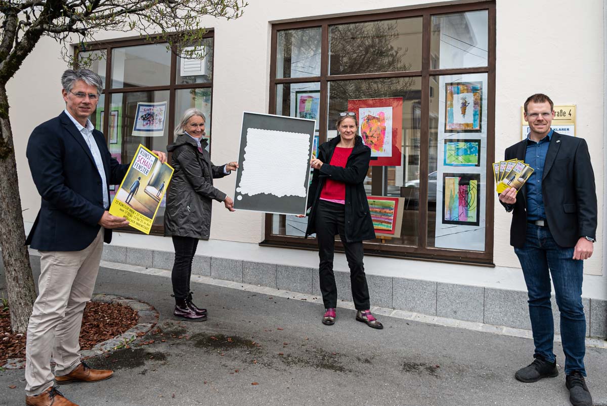 Kunst im Schaufenster in Miesbach