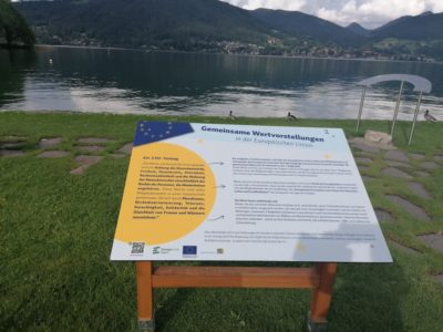 Wanderweg Europas Werte