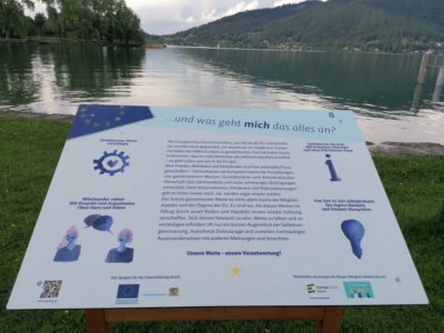 Wanderweg Europas Werte
