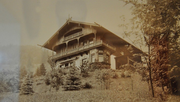 Historische Aufnahme des Hauses von Hedwig Courths-Mahler in Tegernsee
