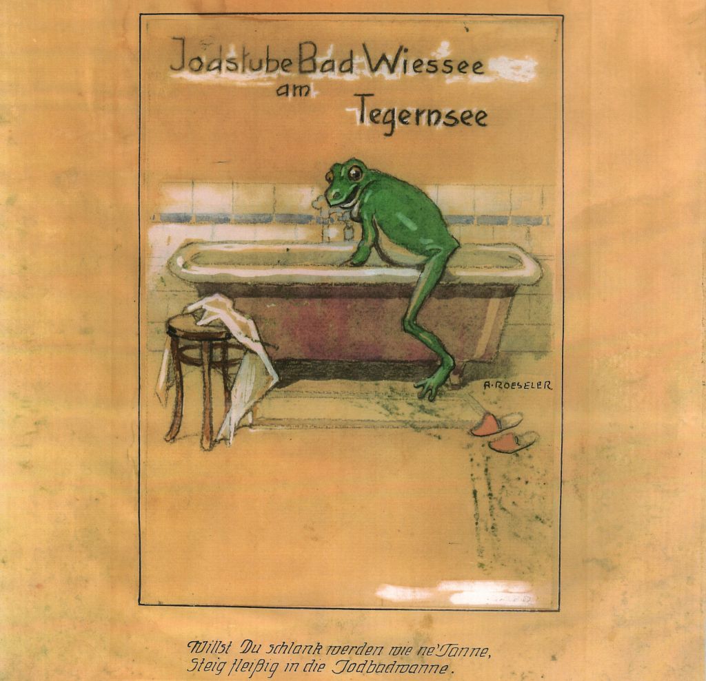 Plakatwerbung im Hotel Terassenhof von Roessler