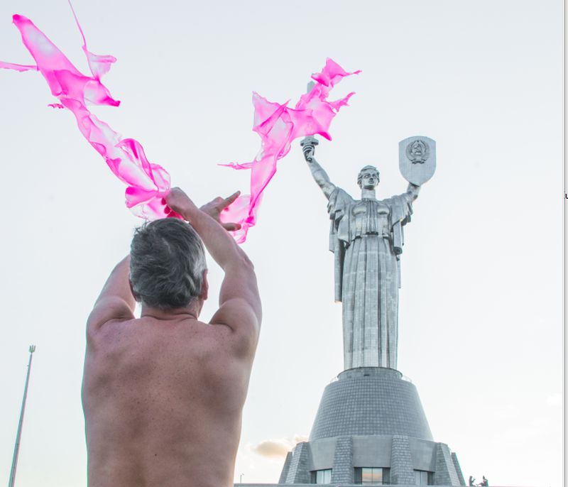 Silent protest in Kiev