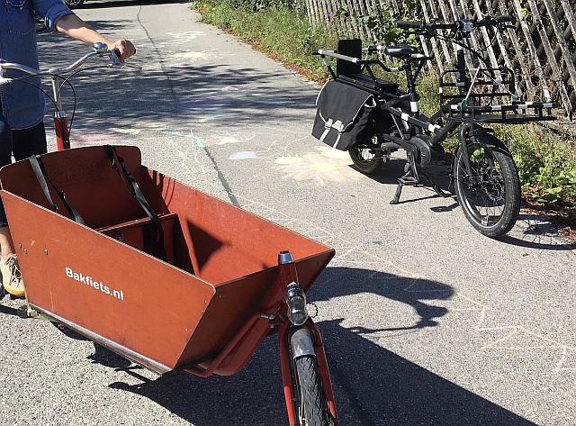 Klimafrühling Oberland Lastenfahrrad