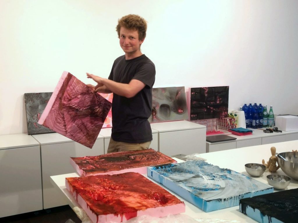 Janosch Müller in der Kunstakademie Tegernsee