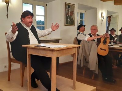 Klaus Wittmann Musikalische Lesung in Warngau 2022